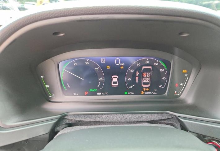 Salvage 2025 Honda Accord Touring Hybrid in White