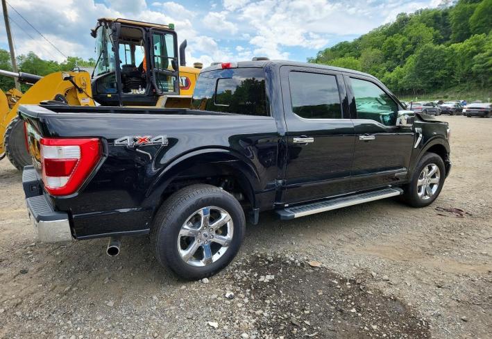 Salvage 2022 Ford F150  in Black