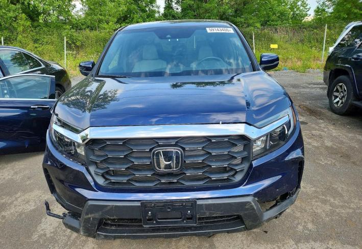 Salvage 2024 Honda Passport Exl in Blue