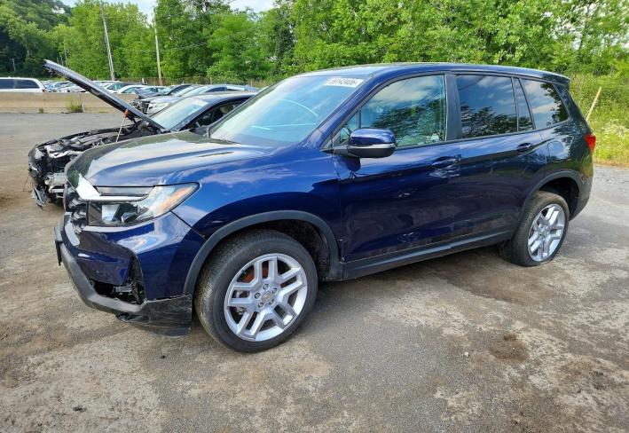 Salvage 2024 Honda Passport Exl in Blue