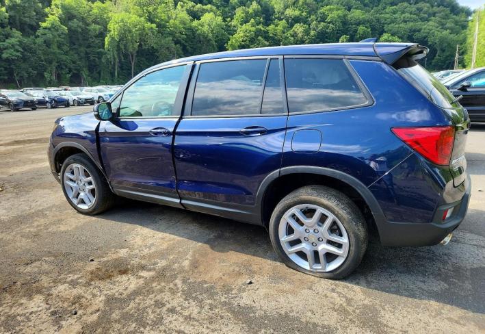 Salvage 2024 Honda Passport Exl in Blue