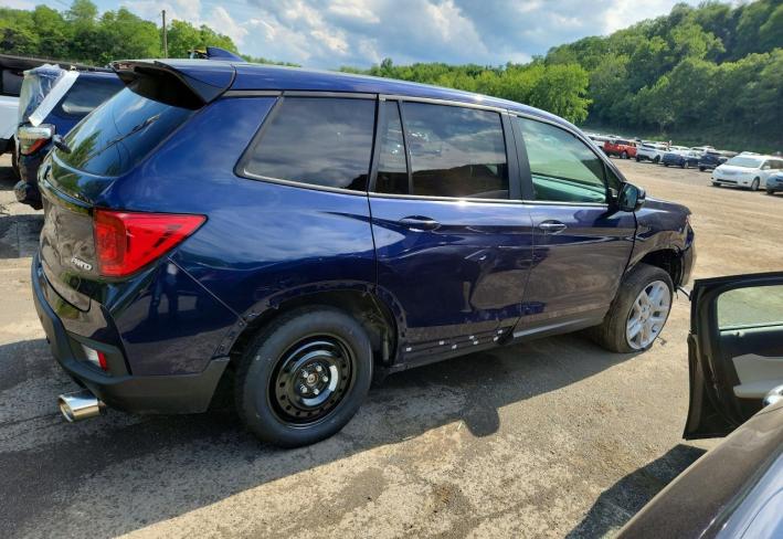 Salvage 2024 Honda Passport Exl in Blue