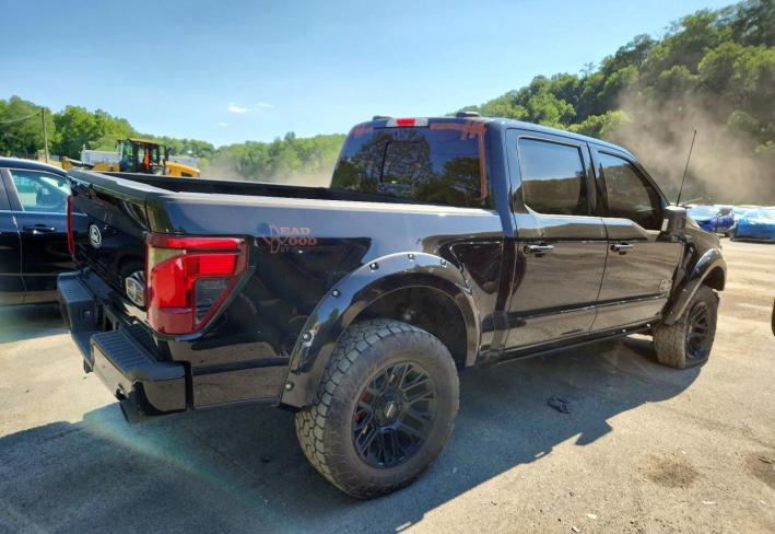 Salvage 2024 Ford F150 Dead Wood in Черный
