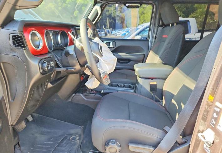 Salvage 2023 Jeep Gladiator Rubicon in Серый