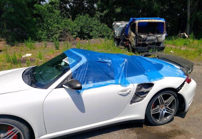 Salvage 2008 Porsche 911 Turbo in Белый