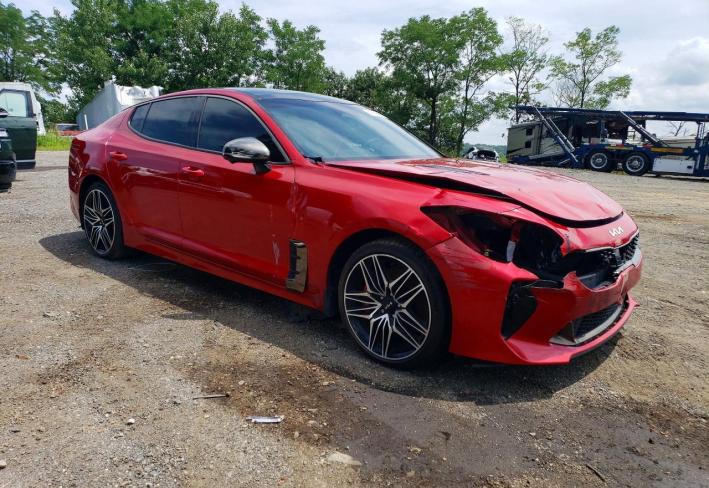 Salvage 2023 Kia Stinger Gt2 in Красный