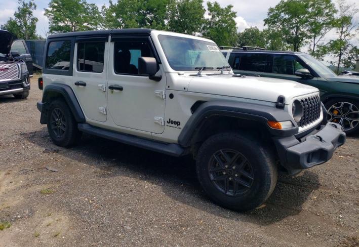 Salvage 2024 Jeep Wrangler  in Белый