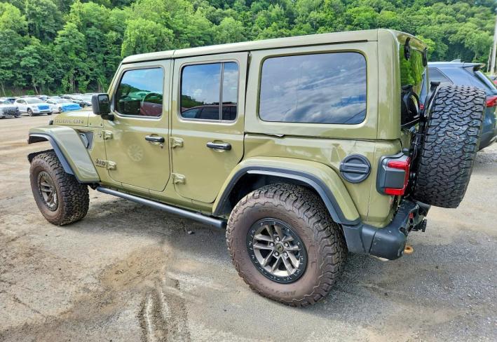 Salvage 2025 Jeep Wrangler Rubicon 392 in Коричневый