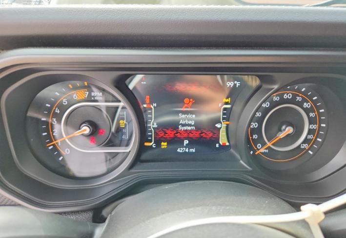 Salvage 2025 Jeep Wrangler Rubicon 392 in Коричневый