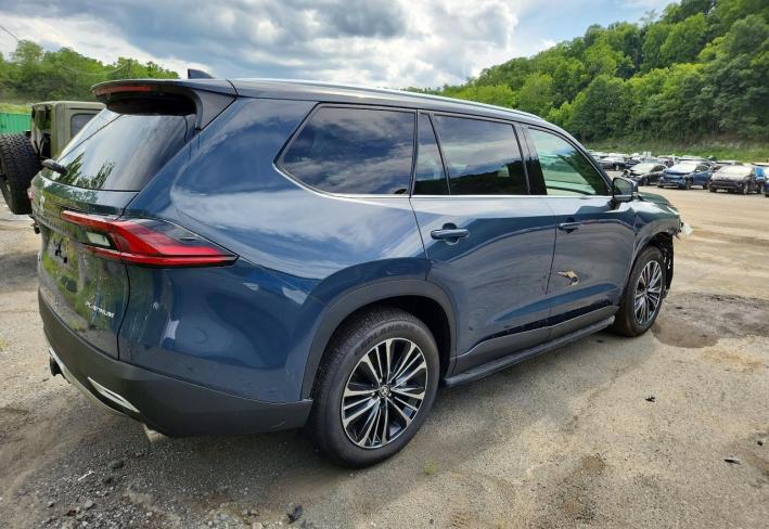Salvage 2026 Toyota Grand Highlander Hybrid Max Platinum in Синий