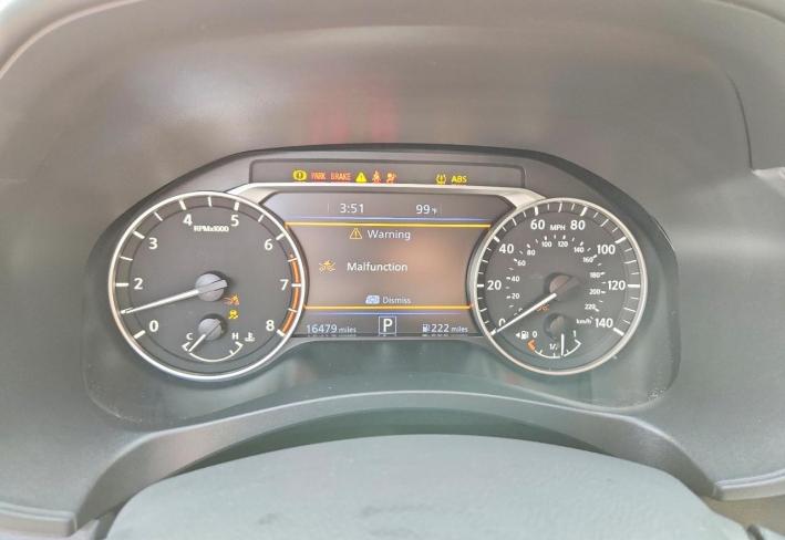 Salvage 2024 Nissan Altima Sl in Бордовый