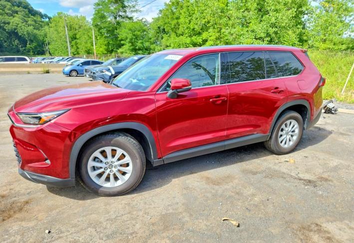 Salvage 2024 Toyota Grand Highlander Xle in Бордовый