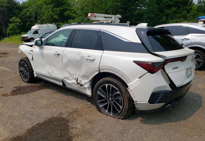 Salvage 2024 Acura Zdx A-spec in Белый