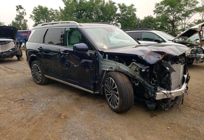 Salvage 2026 Hyundai Palisade Hybrid Calligraphy in Blue