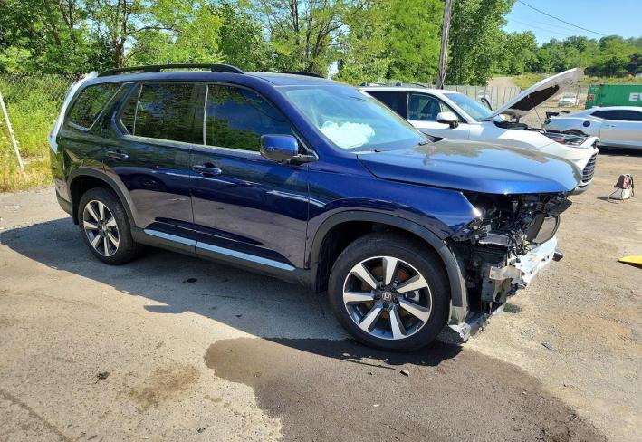 Salvage 2025 Honda Pilot Touring in Синий