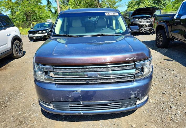 Salvage 2019 Ford Flex  in Синий