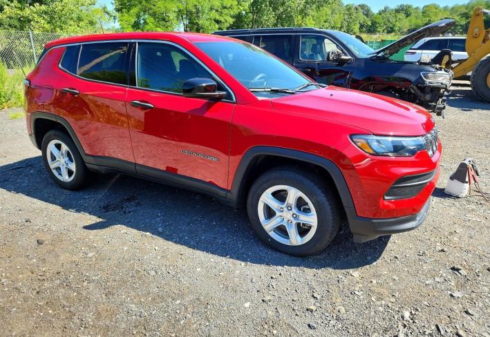 Salvage 2024 Jeep Compass Sport in White