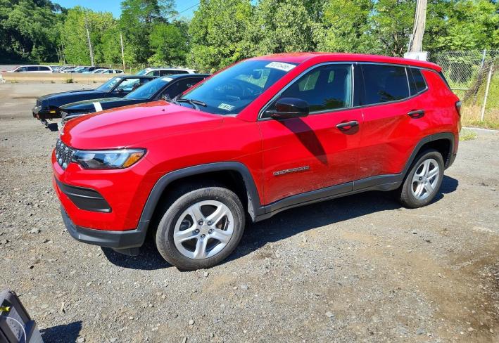 Salvage 2024 Jeep Compass Sport in White