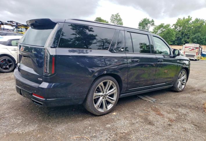 Salvage 2025 Cadillac Escalade Esv Sport in Черный