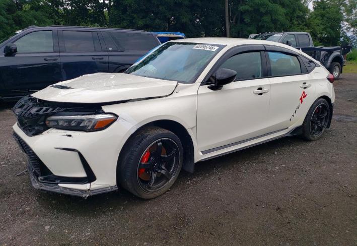 Salvage 2025 Honda Civic Type-r in Белый