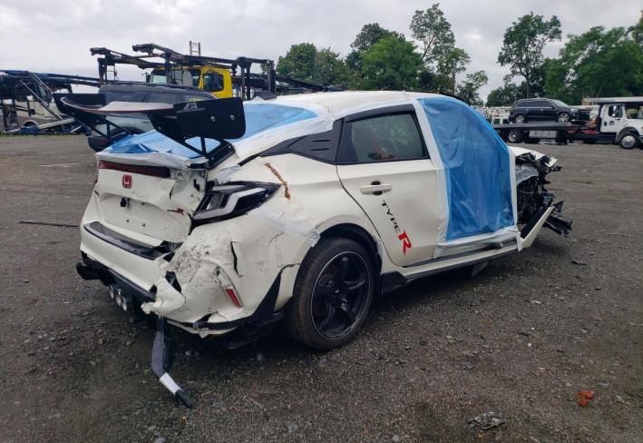 Salvage 2025 Honda Civic Type-r in Белый