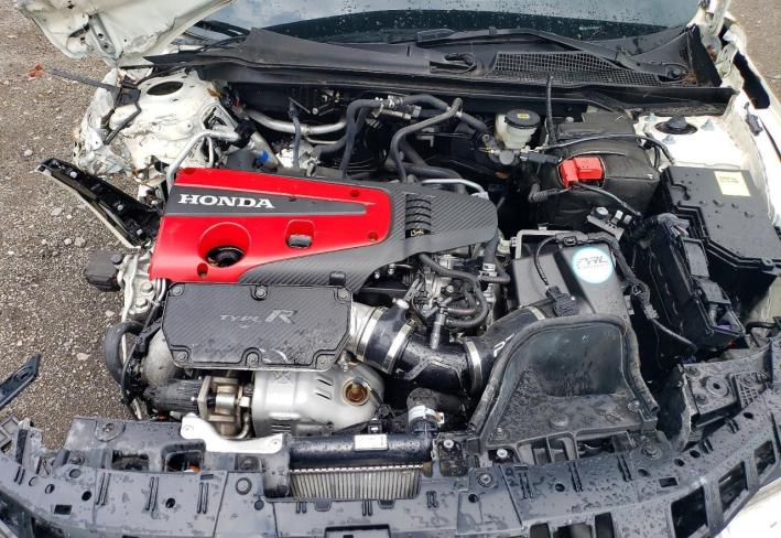 Salvage 2025 Honda Civic Type-r in Белый