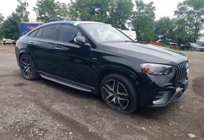 Salvage 2025 Mercedes Benz Gle Coupe Amg 53 4matic in Black