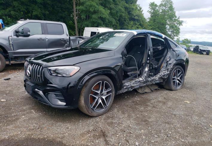 Salvage 2025 Mercedes Benz Gle Coupe Amg 53 4matic in Black