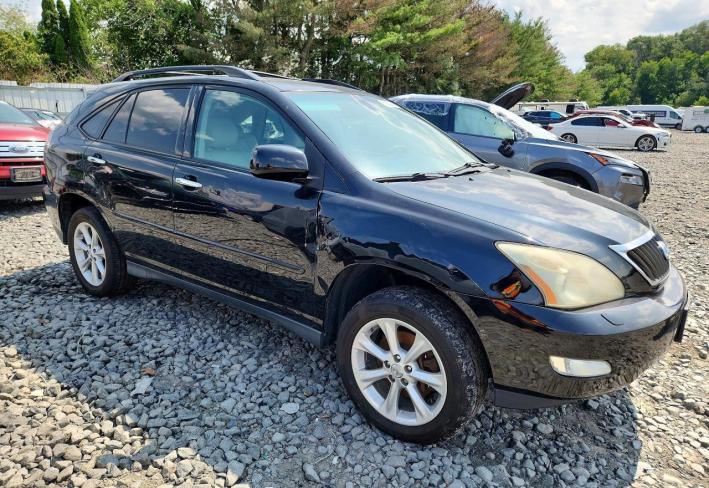Salvage 2009 Lexus Rx 350  in Черный