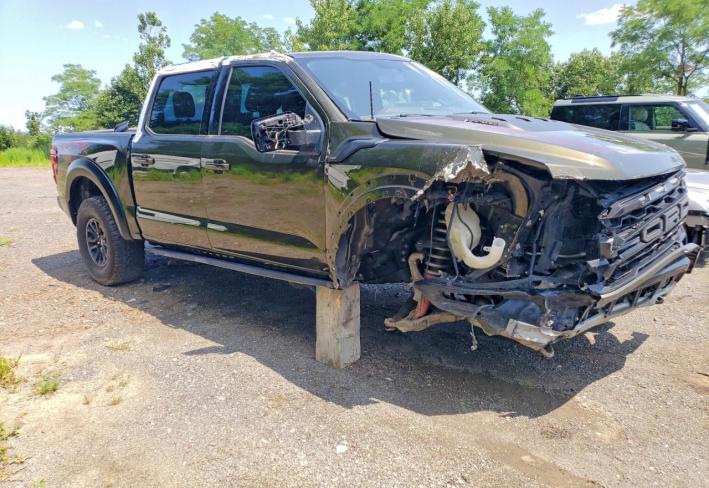 Salvage 2024 Ford F150 Raptor in Gray