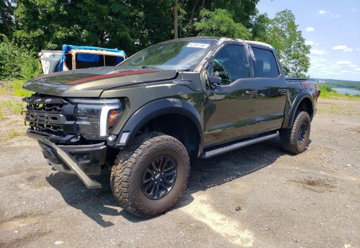 Salvage 2024 Ford F150 Raptor in Gray