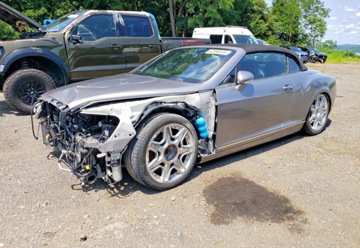 Salvage 2009 Bentley Continental Gtc in Gray