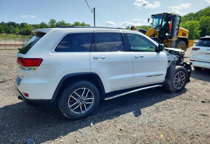 Salvage 2021 Jeep Grand Cherokee Limited in White