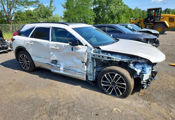 Salvage 2024 Acura Zdx A-spec in White