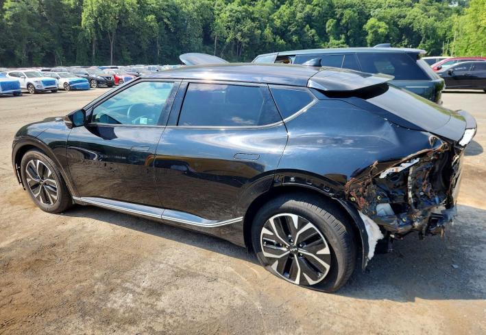 Salvage 2022 Kia Ev6 Wind in Черный