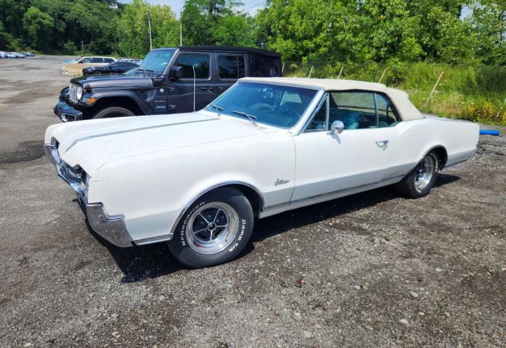 Salvage 1967 Oldsmobile Cutlass  in White