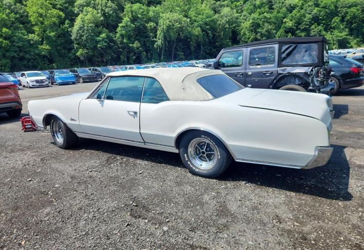 Salvage 1967 Oldsmobile Cutlass  in White