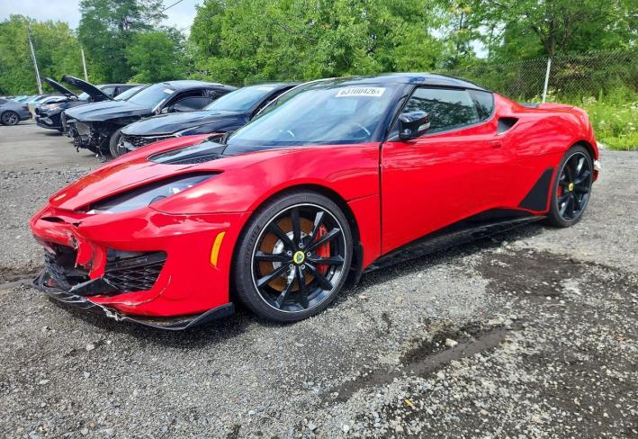 Salvage 2017 Lotus Evora 400 in Красный