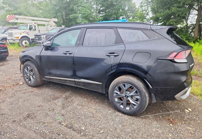 Salvage 2025 Kia Sportage Hybrid Sx-prestige in Black