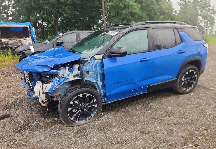 Salvage 2025 Chevrolet Equinox Rs in Синий