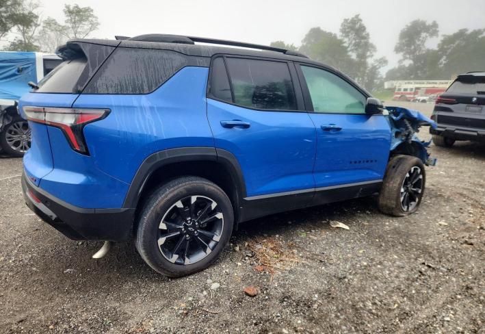 Salvage 2025 Chevrolet Equinox Rs in Синий