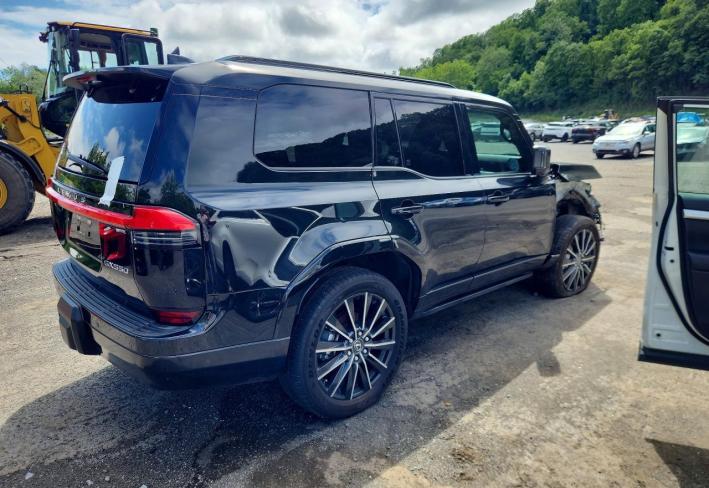 Salvage 2025 Lexus Gx 550 Luxury in Черный