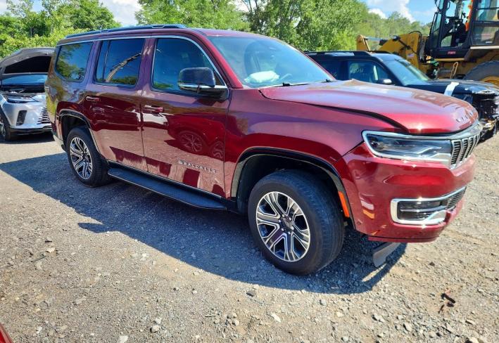 Salvage 2024 Jeep Wagoneer  in Burgundy