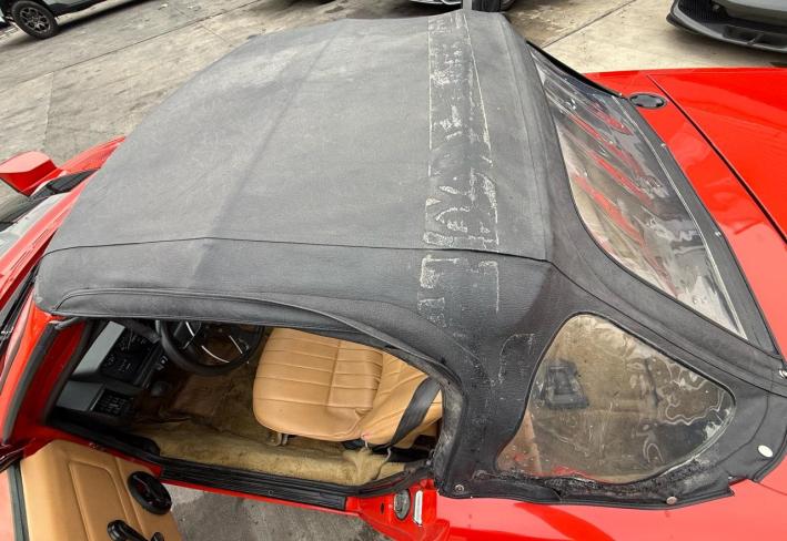 Salvage 1980 Triumph Tr7 Roadster in Red
