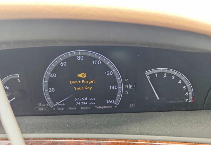 Salvage 2013 Mercedes Benz S 550 4matic in Black