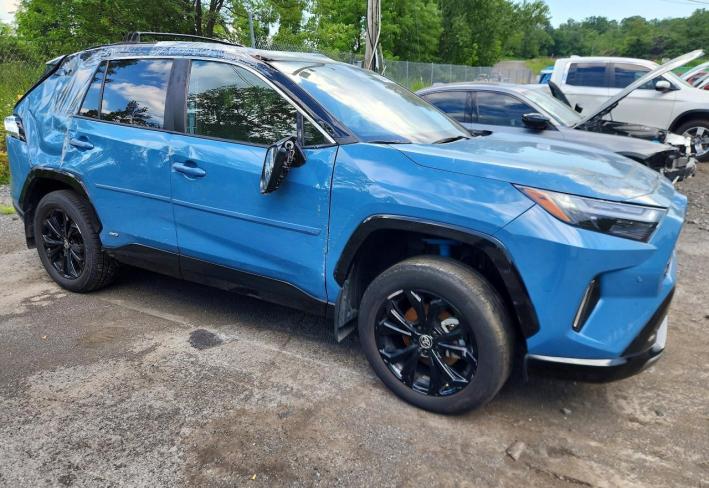 Salvage 2024 Toyota Rav4 Xse in Blue