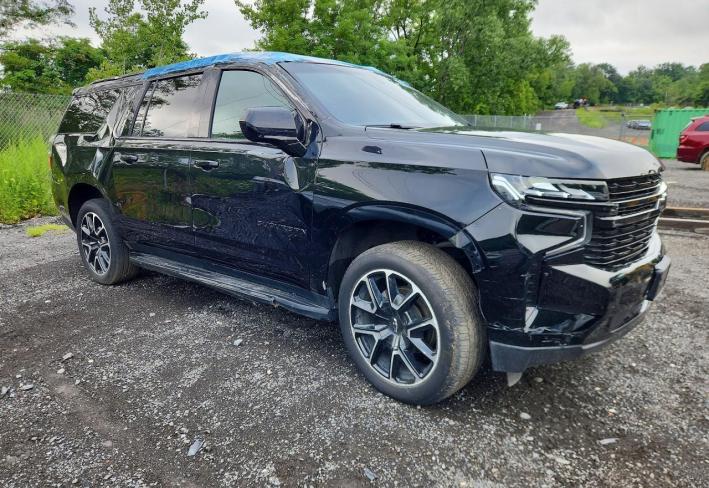 Salvage 2023 Chevrolet Suburban Rst in Черный