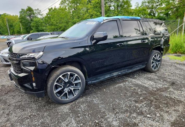 Salvage 2023 Chevrolet Suburban Rst in Черный