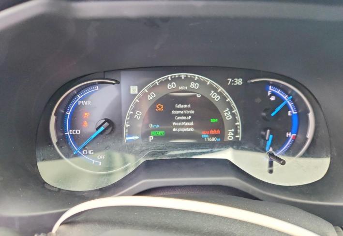 Salvage 2025 Toyota Rav4 Hybrid Xle in Silver
