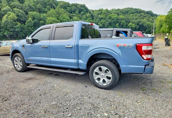 Salvage 2023 Ford F150 Platinum in Blue
